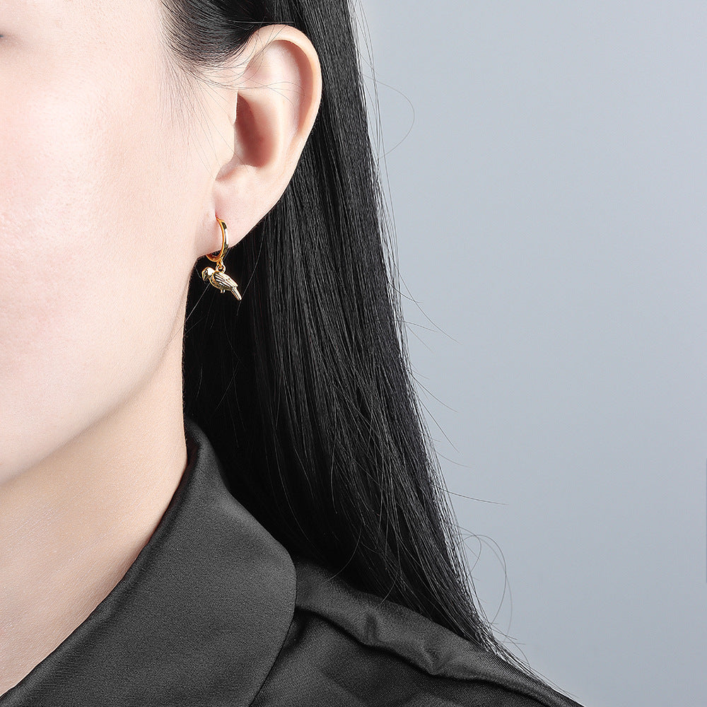Owl Lark Earrings Natural Wind Earrings Earrings