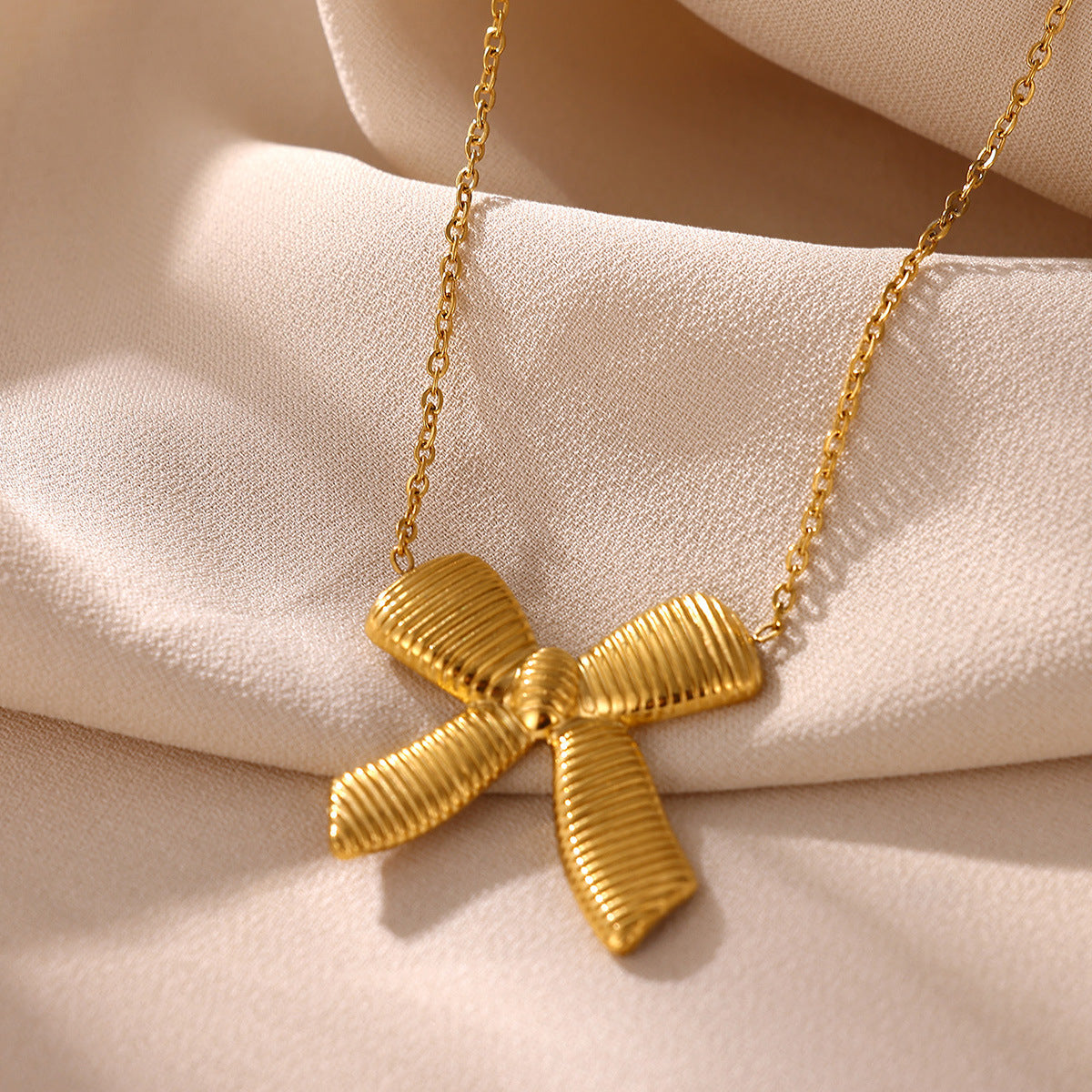 Statement Geometric Bow Tie Necklace That Wont Fade