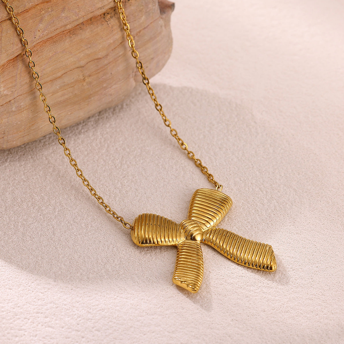 Statement Geometric Bow Tie Necklace That Wont Fade