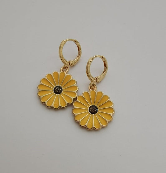 Summer Earrings Yellow Earrings