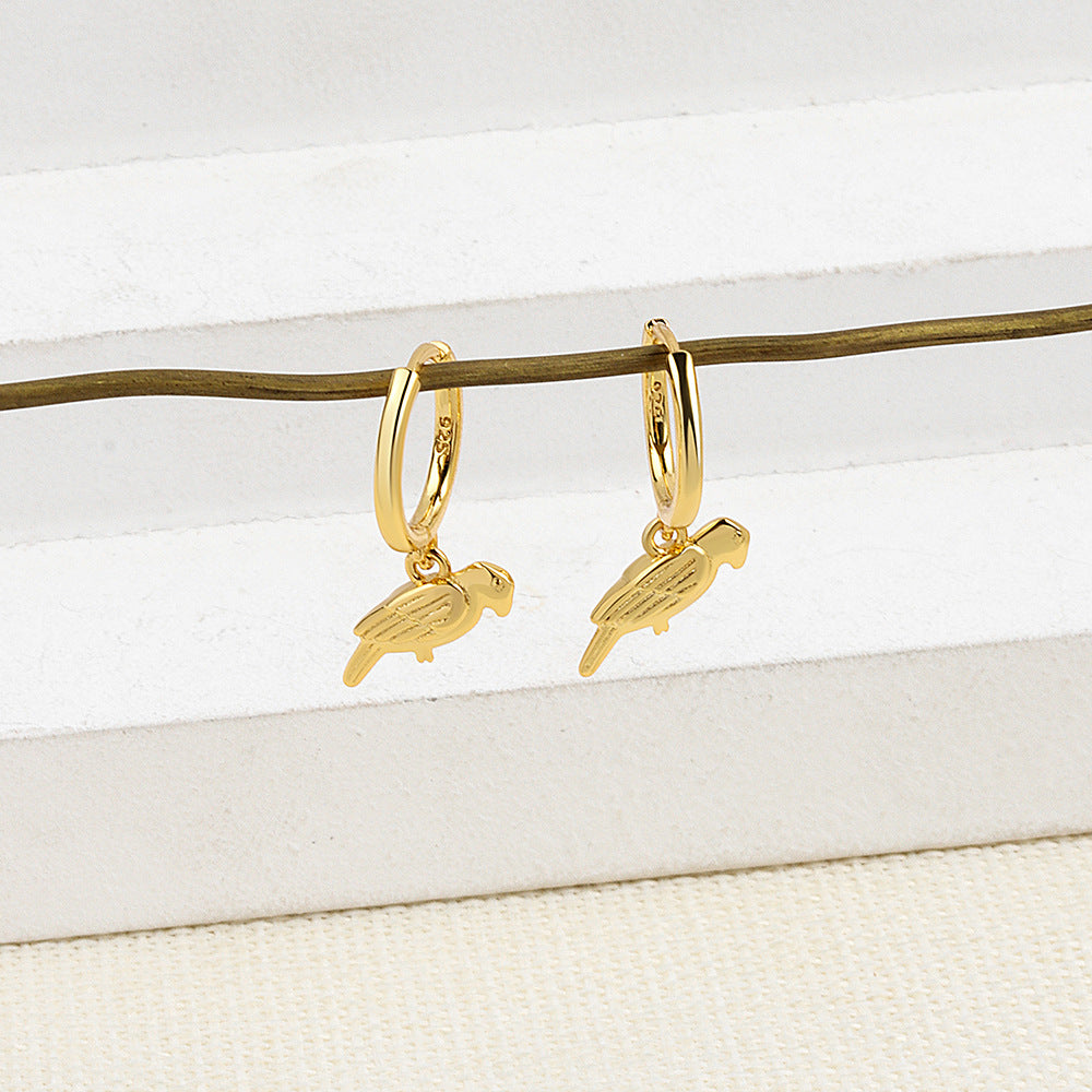 Owl Lark Earrings Natural Wind Earrings Earrings