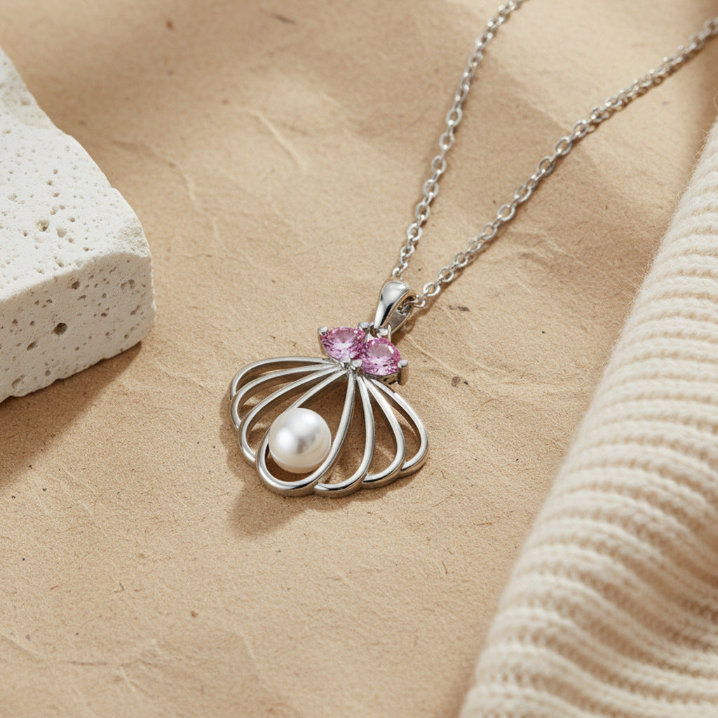 Mermaid Princess Shell Necklace For Women
